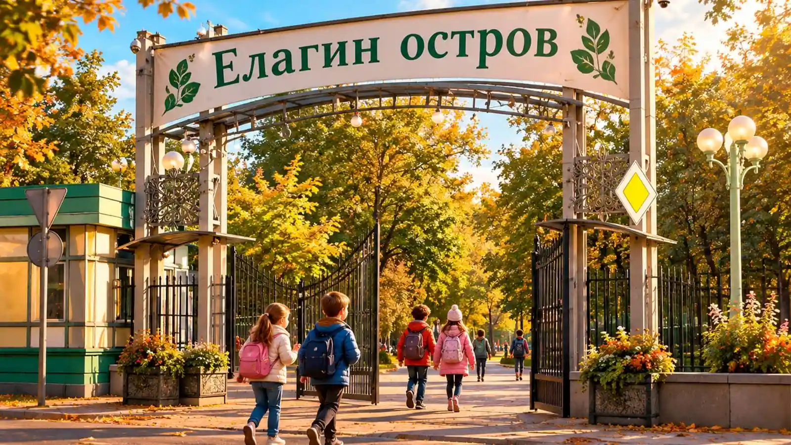 5 В класс на прогулке по Елагиному острову
